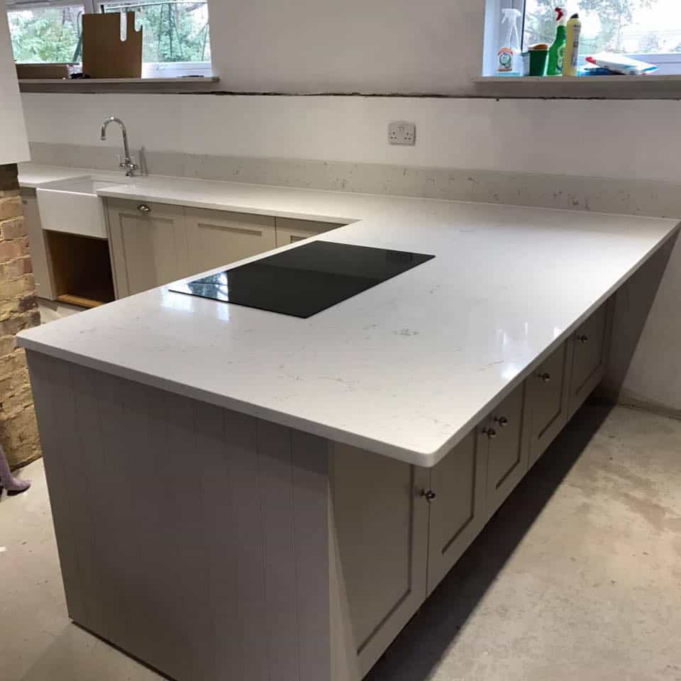 quartz worktop installation Surrey